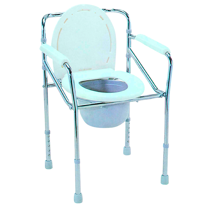 Silla c&oacute;modo plegable cromada